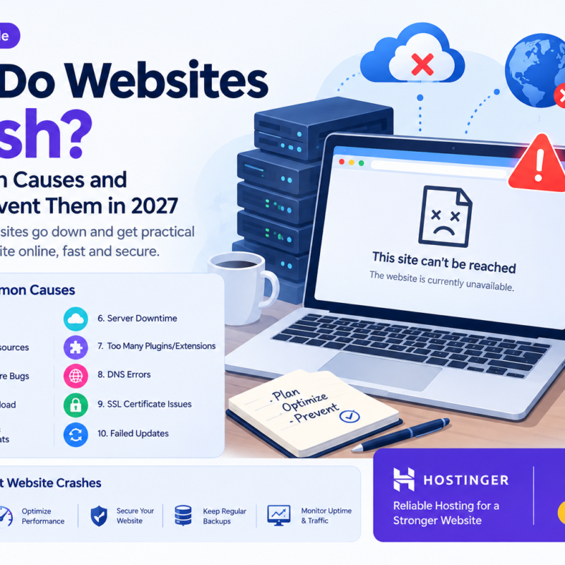 Why Do Websites Crash 10 Common Causes and How to Prevent Them in 2027