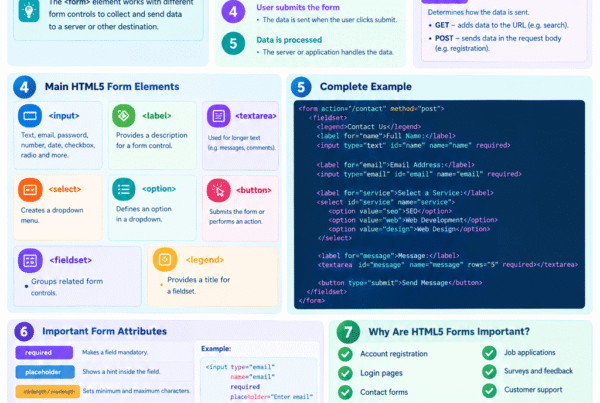 How Do HTML5 Forms Work and What Are the Main Form Elements