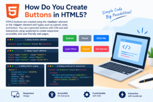 How Do You Create Buttons in HTML5