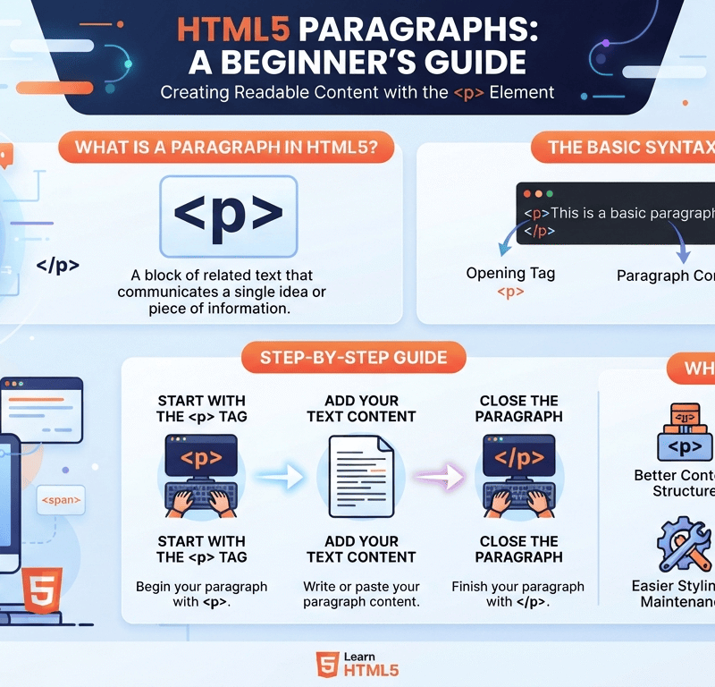 How Do You Create Paragraphs in HTML5
