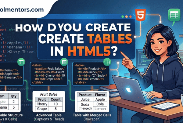 How Do You Create Tables in HTML5