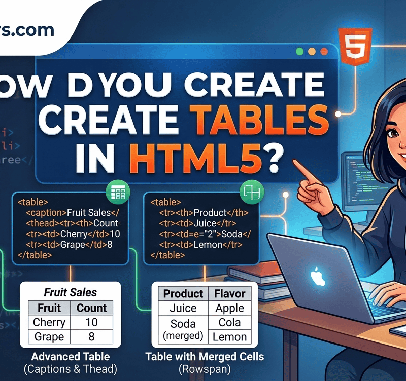 How Do You Create Tables in HTML5
