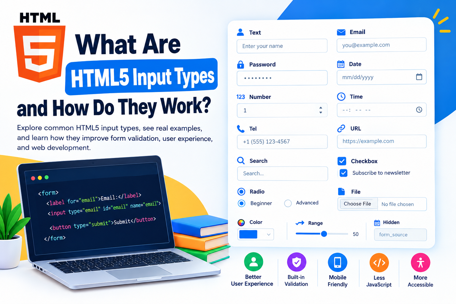 What Are HTML5 Input Types and How Do They Work?